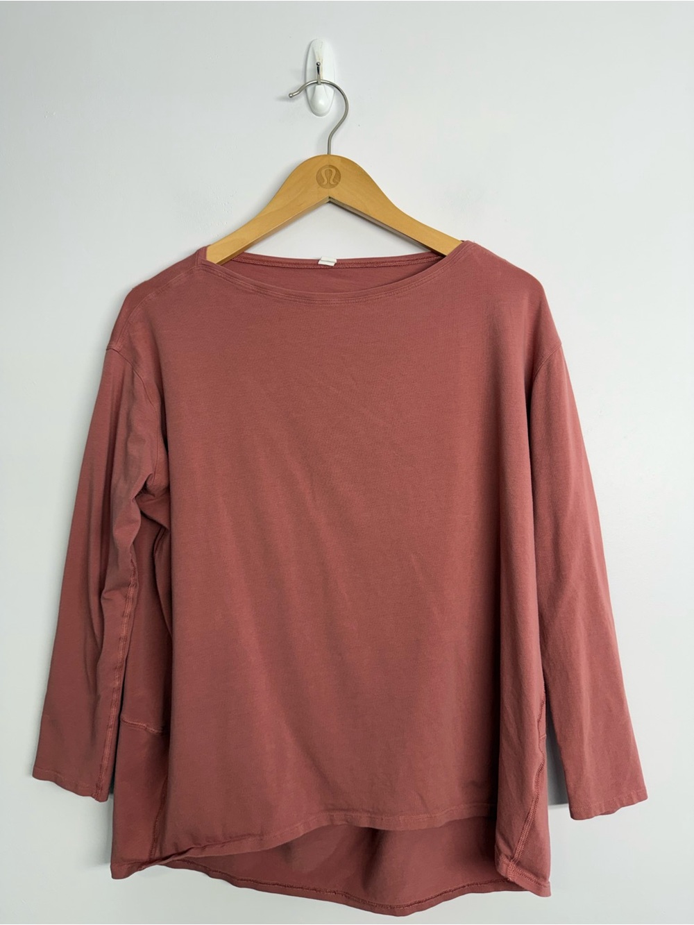 Lululemon Back In Action Long Sleeve Spiced Chai Size 6